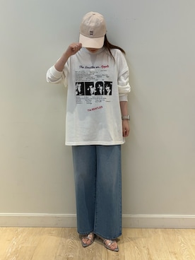 「NOLLEY’S（ノーリーズ）のアイテム（帽子）」を使った、nanamiさん（レディース・163cm）の秋コーディネート