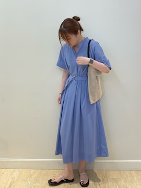 「NICOLAS LAINAS（ニコラスライナス）のアイテム」を使った、nanamiさん（レディース・163cm）の夏コーディネート