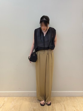 「grace grace （グラスグラス）のアイテム」を使った、nanamiさん（レディース・163cm）の夏コーディネート