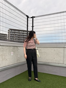 「grace grace （グラスグラス）のアイテム」を使った、nanamiさん（レディース・163cm）の夏コーディネート