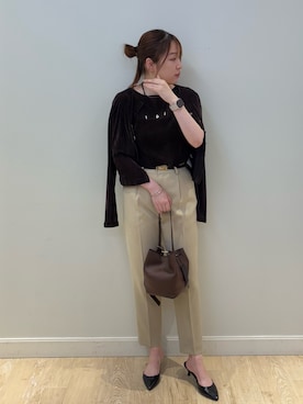 「オンオフ兼用」｜「アイテム（ブレスレット）」を使った、nanamiさん（レディース・163cm）の夏コーディネート