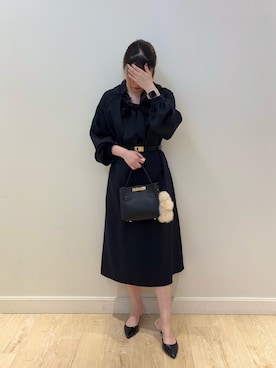 「アイテム（チャーム）」を使った、nanamiさん（レディース・163cm）の秋コーディネート