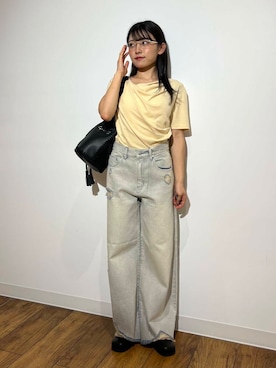 「アイテム（スリッポン）」を使った、アンリさん（レディース・152cm）の夏コーディネート