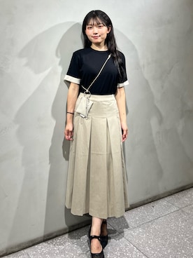 「RODE SKO（ロデスコ）のアイテム」を使った、あんりさん（レディース・152cm）の夏コーディネート