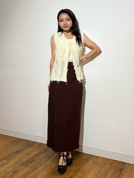 「アイテム（パンプス）」を使った、アンリさん（レディース・152cm）の夏コーディネート