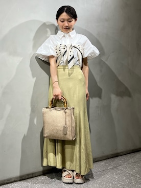 「RODE SKO（ロデスコ）のアイテム」を使った、あんりさん（レディース・152cm）の夏コーディネート