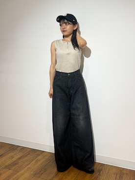 「Lee101」｜アンリさん（レディース・152cm）の夏コーディネート