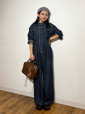 「アイテム（ハンチング/ベレー帽）」を使った、アンリさん（レディース・152cm・20代）の夏コーディネート