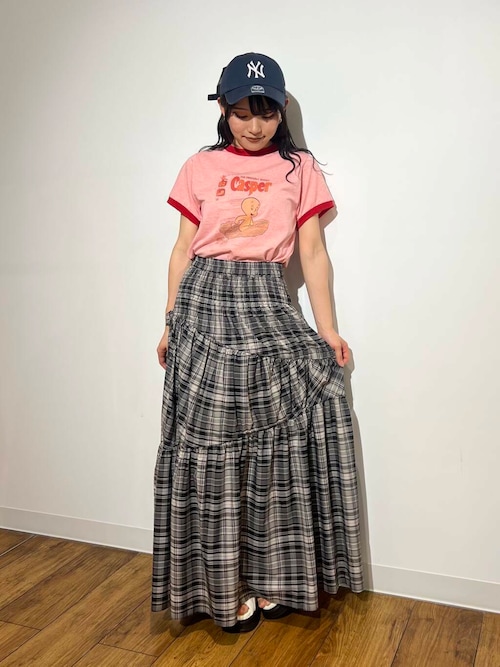 セール】チェックボリュームスカート（スカート）｜SENSE OF PLACE by