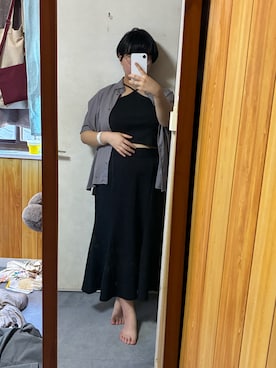 「アイテム（アンダーウェア）」を使った、pknm さん（レディース・154cm）の夏コーディネート