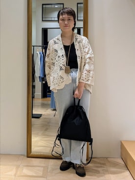「アイテム（チャーム）」を使った、nol takamiさん（レディース・164cm）の秋コーディネート