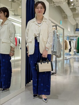 「NOLLEY’S（ノーリーズ）のアイテム（トップス）」を使った、nol takamiさん（レディース・164cm）の春コーディネート