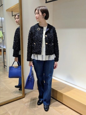 「grace grace （グラスグラス）のアイテム」を使った、nol takamiさん（レディース・164cm）の冬コーディネート