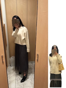 「A part by（アパートバイ）のアイテム」を使った、arisanofficialさん（レディース・163cm）の秋コーディネート