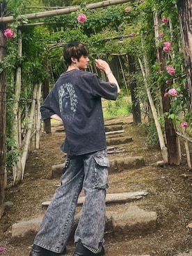 「Alfred Alex（アルフレッドアレックス）のアイテム」を使った、toranoanzinさん（メンズ・171cm）の夏コーディネート
