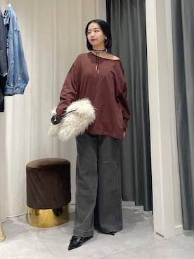 「冬服コーデ」｜「アイテム（アクセサリー）」を使った、madokaさん（レディース・156cm）の冬コーディネート