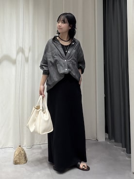 「DouDou（ドゥドゥ）のアイテム（アクセサリー）」を使った、madokaさん（レディース・156cm）の夏コーディネート