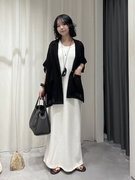 「DouDou（ドゥドゥ）のアイテム（アクセサリー）」を使った、madokaさん（レディース・156cm）の夏コーディネート