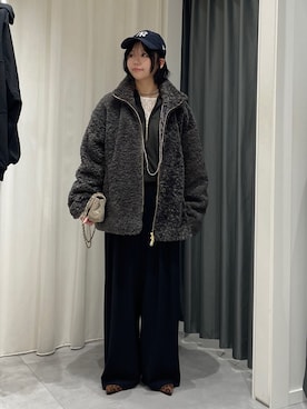 「DouDou（ドゥドゥ）のアイテム」を使った、madokaさん（レディース・156cm）の冬コーディネート