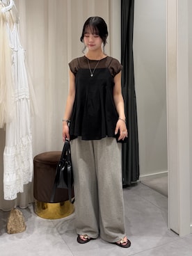 「DouDou（ドゥドゥ）のアイテム（アクセサリー）」を使った、madokaさん（レディース・156cm）の夏コーディネート