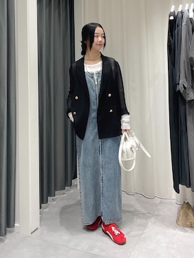 「カーディガンコーデ」｜「アイテム（ジャケット/アウター）」を使った、madokaさん（レディース・156cm）の春コーディネート