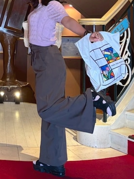 「SNIDEL（スナイデル）のアイテム（バッグ）」を使った、hachi8864さん（レディース・157cm）の夏コーディネート