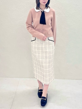 「MISCH MASCH（ミッシュマッシュ）のアイテム」を使った、MISCHMASCH ECさん（レディース・158cm）の冬コーディネート