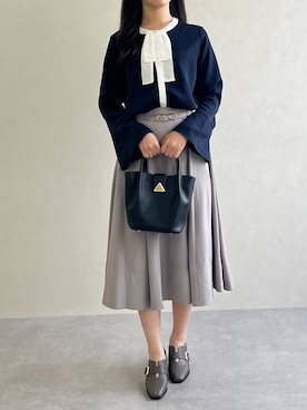 「ブラウスコーデ」｜MISCHMASCH ECさん（レディース・160cm）の秋コーディネート