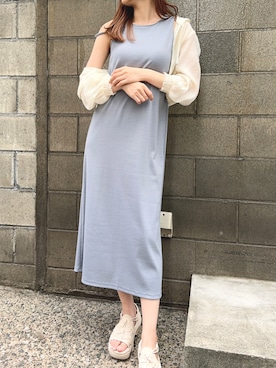 「MISCH MASCH（ミッシュマッシュ）のアイテム（ジャケット/アウター）」を使った、MISCHMASCH ECさん（レディース・165cm）の夏コーディネート