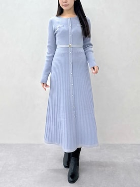 「MISCH MASCH（ミッシュマッシュ）のアイテム」を使った、MISCHMASCH ECさん（レディース・160cm）の冬コーディネート