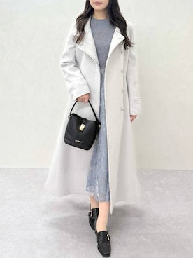 「MISCH MASCH（ミッシュマッシュ）のアイテム」を使った、MISCHMASCH ECさん（レディース・160cm）の冬コーディネート