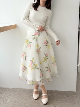 「MISCH MASCH（ミッシュマッシュ）のアイテム」を使った、MISCHMASCH ECさん（レディース・160cm）の春コーディネート