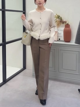 「MISCH MASCH（ミッシュマッシュ）のアイテム」を使った、MISCHMASCH ECさん（レディース・150cm）の冬コーディネート