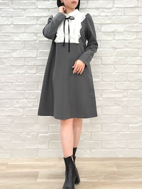 「MISCH MASCH（ミッシュマッシュ）のアイテム」を使った、MISCHMASCH ECさん（レディース・150cm）の冬コーディネート