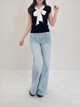 「MISCH MASCH（ミッシュマッシュ）のアイテム」を使った、MISCHMASCH ECさん（レディース・160cm）の春コーディネート