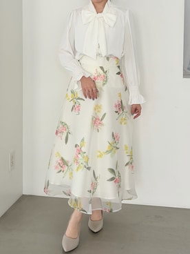 「上品」｜MISCHMASCH ECさん（レディース・150cm）の春コーディネート