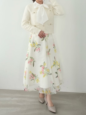 「上品」｜MISCHMASCH ECさん（レディース・150cm）の春コーディネート