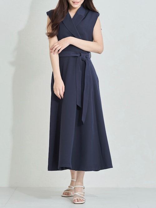 セール】新色追加 ZOZO限定 2025新作 テーラードカラーフレア