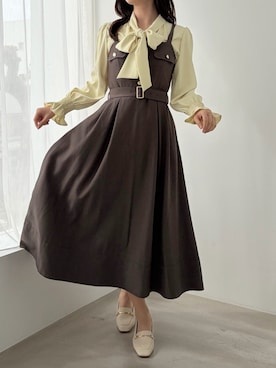 「MISCH MASCH（ミッシュマッシュ）のアイテム」を使った、MISCHMASCH ECさん（レディース・160cm）の春コーディネート