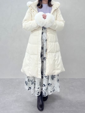 「MISCH MASCH（ミッシュマッシュ）のアイテム」を使った、MISCHMASCH ECさん（レディース・158cm）の冬コーディネート