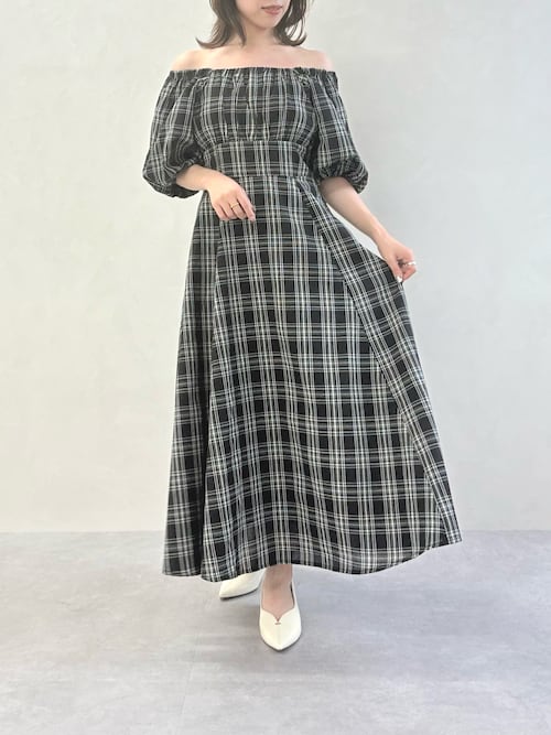 セール】一部店舗限定 2025秋冬新作 2wayオフショルチェック