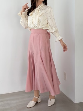 「上品」｜MISCHMASCH ECさん（レディース・160cm）の春コーディネート