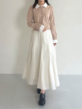 「31 Sons de mode（トランテアン　ソン　ドゥ　モード）のアイテム」を使った、MISCHMASCH ECさん（レディース・160cm）の春コーディネート