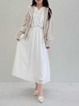 「MISCH MASCH（ミッシュマッシュ）のアイテム」を使った、MISCHMASCH ECさん（レディース・160cm）の春コーディネート