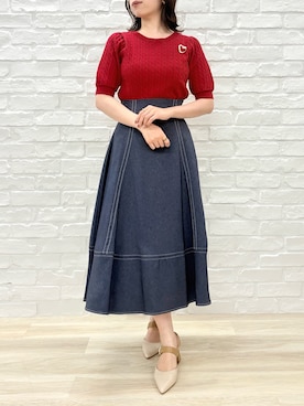 「MISCH MASCH（ミッシュマッシュ）のアイテム」を使った、MISCHMASCH ECさん（レディース・150cm）の春コーディネート