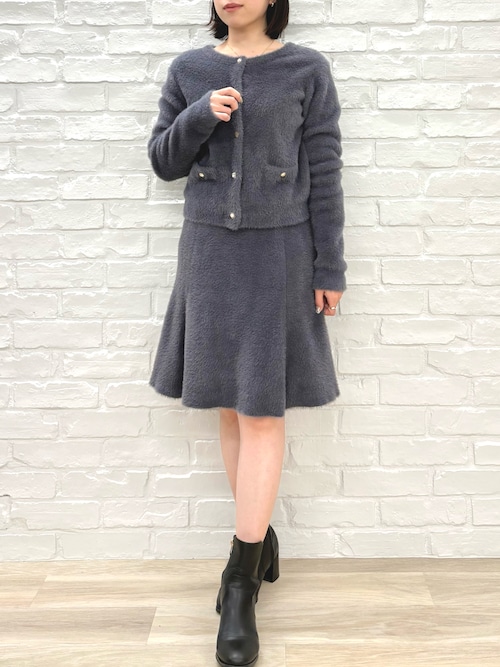 セール】シャギーAラインニットスカート/MM437205（スカート）｜MISCH