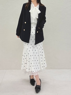 MISCHMASCH ECさん（レディース・160cm）の冬コーディネート