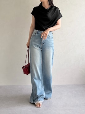「MISCH MASCH（ミッシュマッシュ）のアイテム」を使った、MISCHMASCH ECさん（レディース・160cm）の夏コーディネート