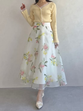 「31 Sons de mode（トランテアン　ソン　ドゥ　モード）のアイテム」を使った、MISCHMASCH ECさん（レディース・160cm）の春コーディネート