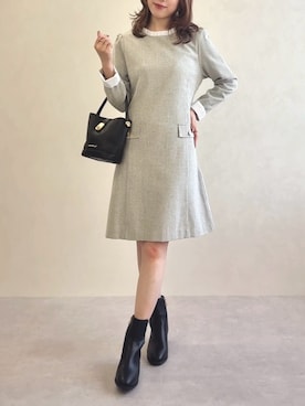 「MISCH MASCH（ミッシュマッシュ）のアイテム」を使った、MISCHMASCH ECさん（レディース・150cm）の冬コーディネート